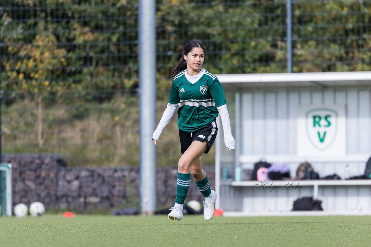 Bild 80 - wU19 Rissener SV - VfL Pinneberg : Ergebnis: 9:1